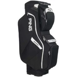 Ping Traverse Cart Bag -Golf Discount Store ping 2023 traverse cart bag black white itempicture