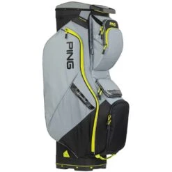 Ping Traverse Cart Bag -Golf Discount Store ping 2023 traverse cart bag iron black neon yellow itempicture
