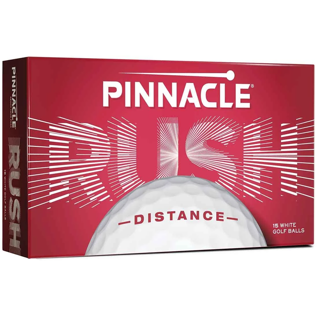 Pinnacle Rush 15-Pack White Personalized Golf Balls 1 Pinnacle Rush 15-Pack White Personalized Golf Balls