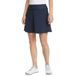 Puma Women's PWRSHAPE Solid Skort -Golf Discount Store puma 2022 womens pwrshape solid skort model navy blazer itempicture