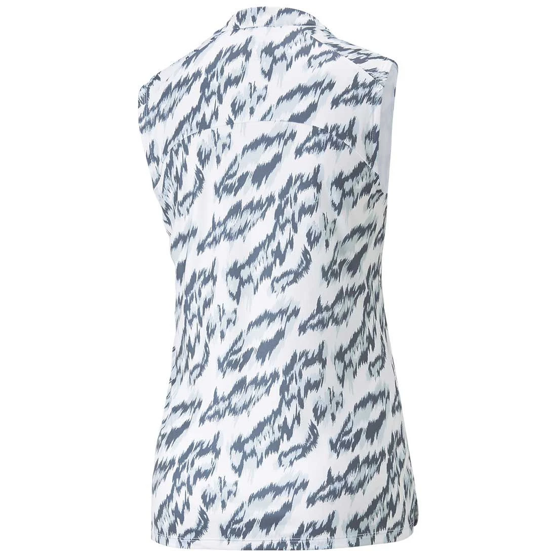 Puma Women's MATTR Animal Sleeveless Polo 3 Puma Women's MATTR Animal Sleeveless Polo - Image 3