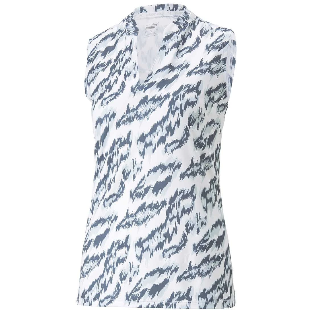 Puma Women's MATTR Animal Sleeveless Polo 2 Puma Women's MATTR Animal Sleeveless Polo - Image 2