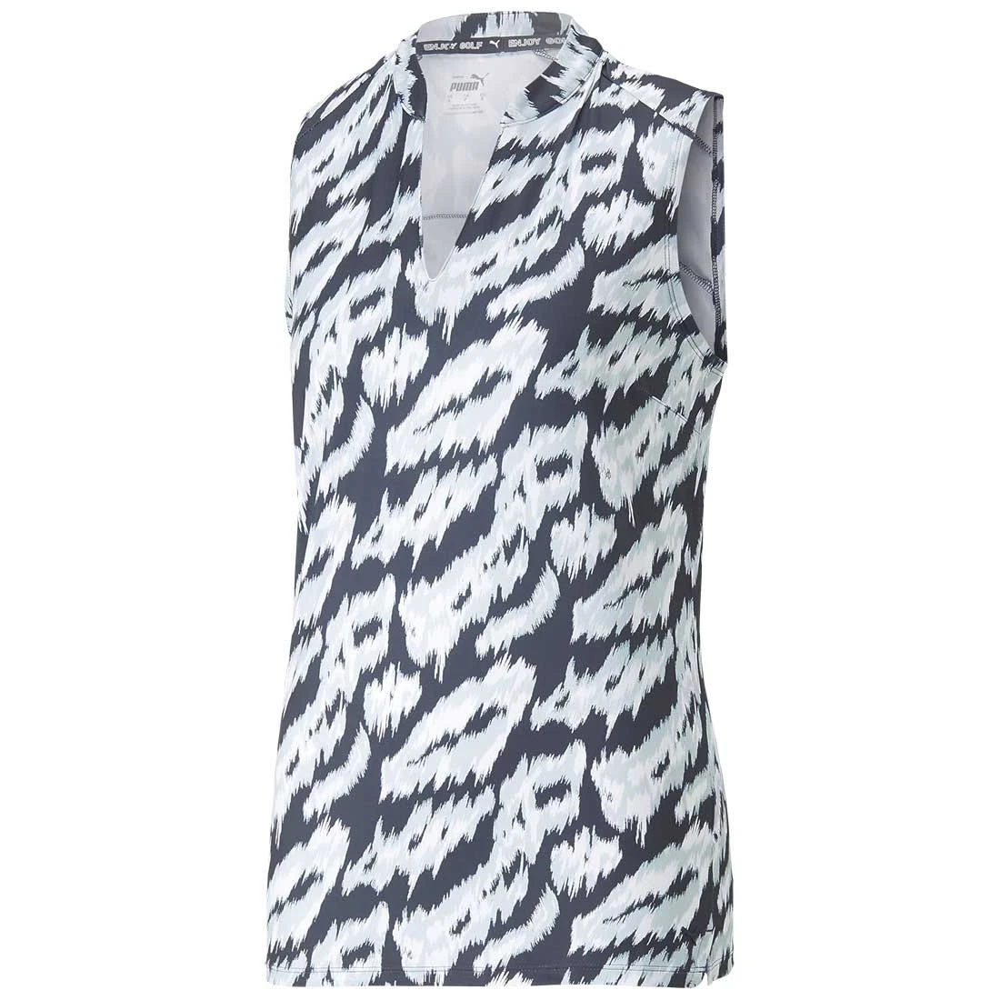 Puma Women's MATTR Animal Sleeveless Polo 1 Puma Women's MATTR Animal Sleeveless Polo