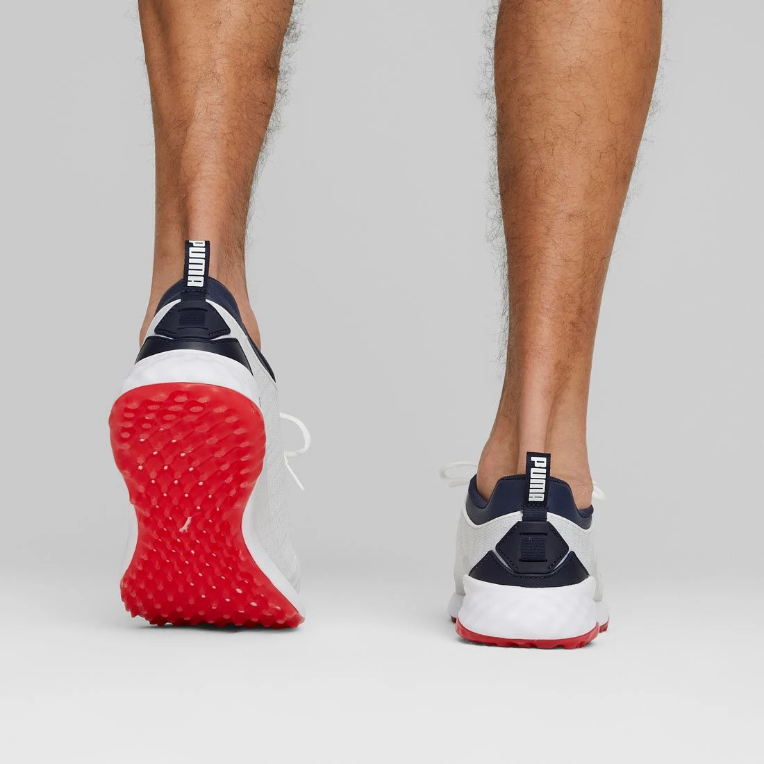 Puma Fusion Pro Golf Shoes White/Navy/For All Time Red 6 Puma Fusion Pro Golf Shoes White/Navy/For All Time Red - Image 6