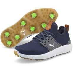 Puma Ignite Articulate Golf Shoes Peacoat/Silver/Quiet Shade -Golf Discount Store puma ignite articulate golf shoes peacoat silver quiet shade pair itempicture