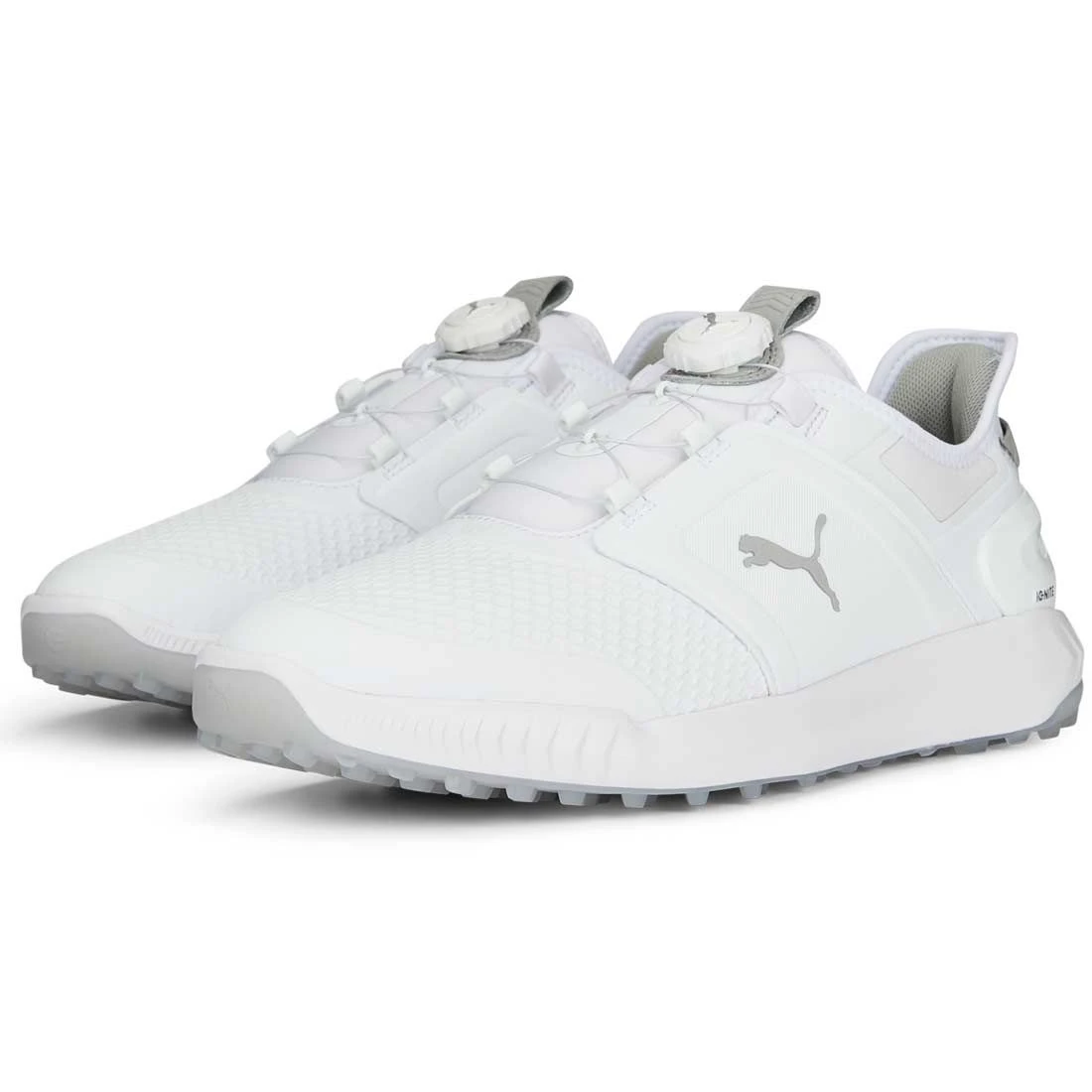 Puma Ignite Elevate Disc Golf Shoes White/Silver 3 Puma Ignite Elevate Disc Golf Shoes White/Silver - Image 3