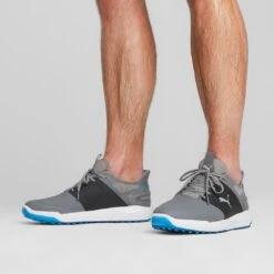 Puma Ignite Elevate Golf Shoes Quiet Shade/Silver -Golf Discount Store puma ignite elevate golf shoes quiet shade silver 376077 03 mod1 itempicture