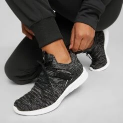 Puma Women's Laguna Fusion Knit Golf Shoes Black/Quiet Shade -Golf Discount Store puma womens laguna fusion knit golf black quiet shade 376082 02 mod3 itempicture