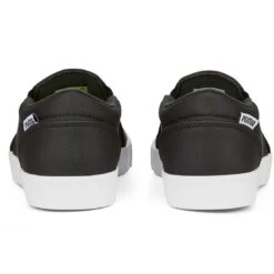 Puma Women's Tustin Fusion Slip-On Golf Shoes Black/Quiet Shade -Golf Discount Store puma womens laguna tustin slipon black quiet shade 376783 02 heel itempicture