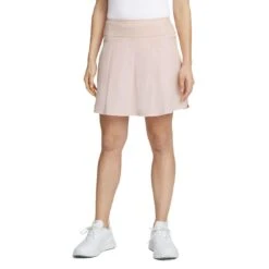 Puma Women's PWRSHAPE Solid Skort -Golf Discount Store puma womens pwrshape solid skort rose dust itempicture