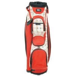 RJ Sports Women's Paradise Cart Bag -Golf Discount Store rj sports 2023 paradise cart bag cherry plaid front itempicture