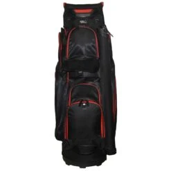 RJ Sports Mission Cart Bag -Golf Discount Store rj sports mission cart bag black red front itempicture