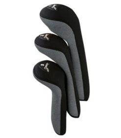 Pro Active Sports Stealth Headcovers 3-Pack -Golf Discount Store silver 7367