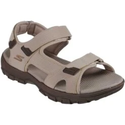 Skechers GO GOLF 600 Sandals Khaki -Golf Discount Store skechers go golf 600 sandals khaki toe itempicture