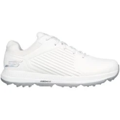 Skechers Women's Arch Fit GO GOLF Elite 5 GF Golf Shoes White/Silver