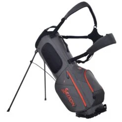 Srixon Ultra Light Stand Bag -Golf Discount Store srixon 2021 ultra light stand bag grey orange back