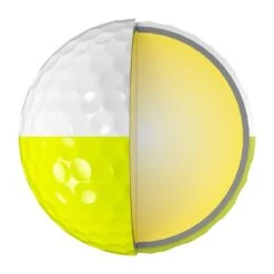Srixon Z-Star 8 Divide Golf Balls -Golf Discount Store srixon z star 8 divide white yellow golf balls cutout itempicture