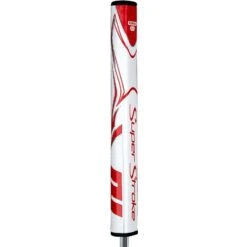 SuperStroke Zenergy Flatso 3.0 Putter Grip -Golf Discount Store superstroke zenergy flatso 3 0 putter grip white red itempicture