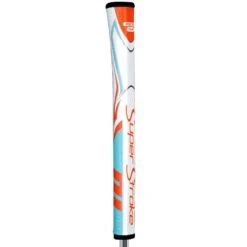 SuperStroke Zenergy Pistol GT Tour Putter Grip -Golf Discount Store superstroke zenergy pistol gt tour putter grip orange blue white itempicture