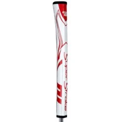 SuperStroke Zenergy Pistol GT Tour Putter Grip -Golf Discount Store superstroke zenergy pistol gt tour putter grip white red itempicture