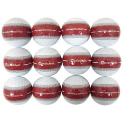 TaylorMade Tour Response Red Stripe 12-Pack Bagged Golf Balls