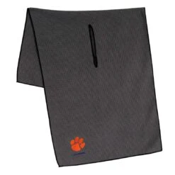 Team Effort NCAA 19 X 41 Grey Microfiber Towel -Golf Discount Store te 22mtg clemson tigers 1