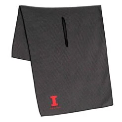 Team Effort NCAA 19 X 41 Grey Microfiber Towel -Golf Discount Store te 59mtg illinois fighting illini 1