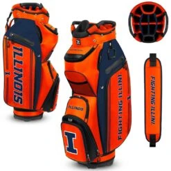 Team Effort NCAA Bucket III Cooler Cart Bag -Golf Discount Store team effort ncaa bucket 3 cooler cart bag illinois fighting illini itempicture