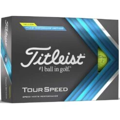 Titleist Tour Speed Yellow Golf Balls