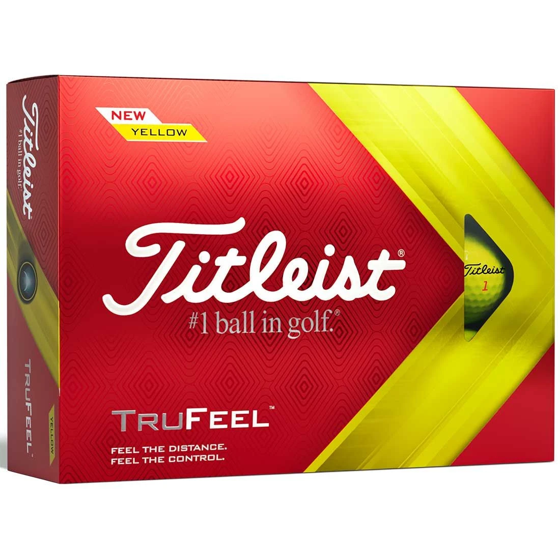 Titleist TruFeel Yellow Golf Balls 1 Titleist TruFeel Yellow Golf Balls