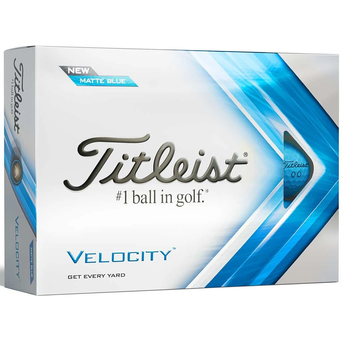 Titleist Velocity Matte Blue Golf Balls 1 Titleist Velocity Matte Blue Golf Balls