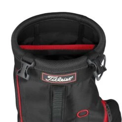 Titleist Carry Bag -Golf Discount Store titleist 2023 carry bag black black red top itempicture