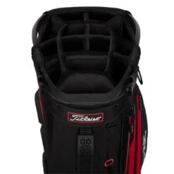 Titleist Hybrid 14 Stand Bag -Golf Discount Store titleist 2023 hybrid 14 stand bag black black red top itempicture