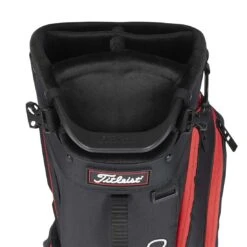 Titleist Players 5 Stand Bag -Golf Discount Store titleist 2023 players 5 stand bag black black red top itempicture