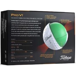 Titleist Pro V1 High Number Golf Balls -Golf Discount Store titleist 2023 pro v1 golf balls back itempicture