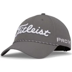 Titleist Tour Breezer Hat -Golf Discount Store titleist 2023 tour breezer hat charcoal white itempicture