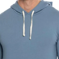 TravisMathew Cloud Hoodie -Golf Discount Store travismathew cloud hoodie copen blue logo itempicture