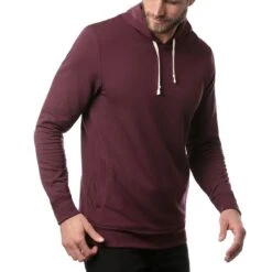 TravisMathew Cloud Hoodie -Golf Discount Store travismathew cloud hoodie tawny port side itempicture
