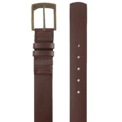 TravisMathew Jinx Leather Belt -Golf Discount Store travismathew jinx leather belt black dark brown itempicture