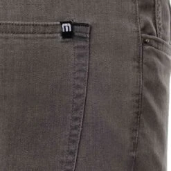 TravisMathew Legacy Jeans 33 TravisMathew Legacy Jeans -Golf Discount Store travismathew legacy jeans grey logoitempicture