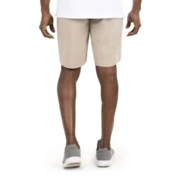 TravisMathew Starnes Shorts -Golf Discount Store travismathew starnes shorts khaki back itempicture
