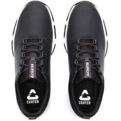 TravisMathew Cuater The Ringer Spiked Golf Shoes Black -Golf Discount Store travismathew the ringer spiked golf shoes black top itempicture