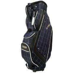 XXIO Lightweight Caddy Cart Bag -Golf Discount Store xxio lightweight caddy bag navy check itempicture